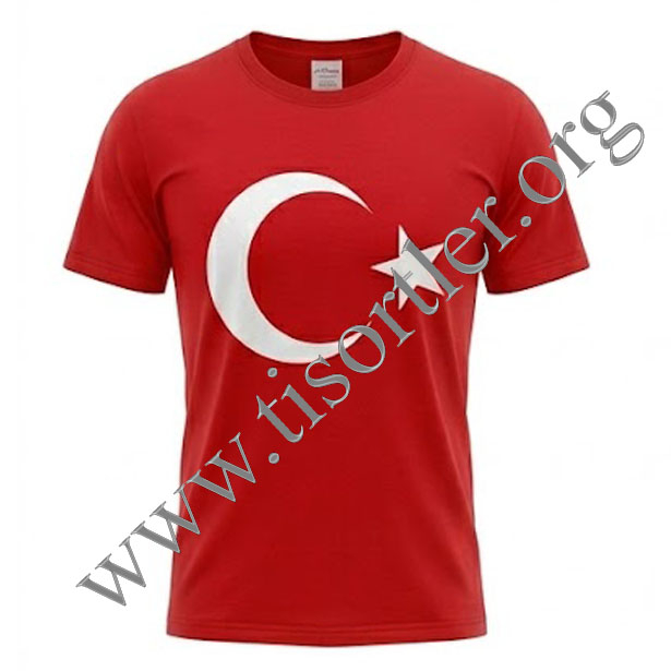10 Kasım Bayrak Baskılı Tişört